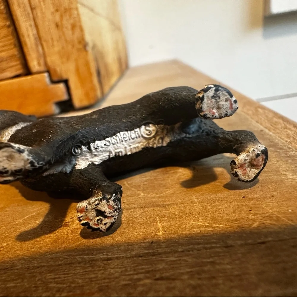 Black Horse and Farm Animal Figure Set